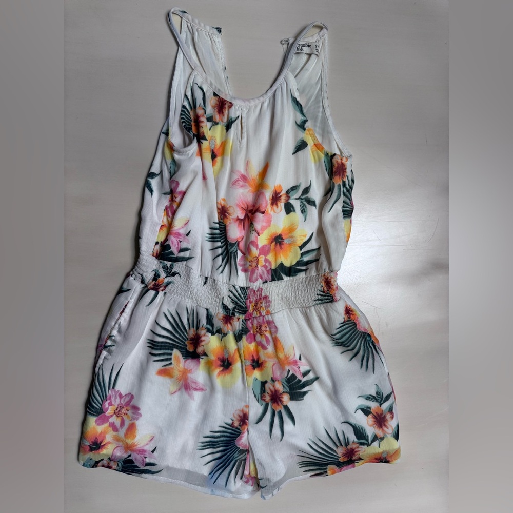 Abercrombie & Fitch Tropical Floral Kids Romper
